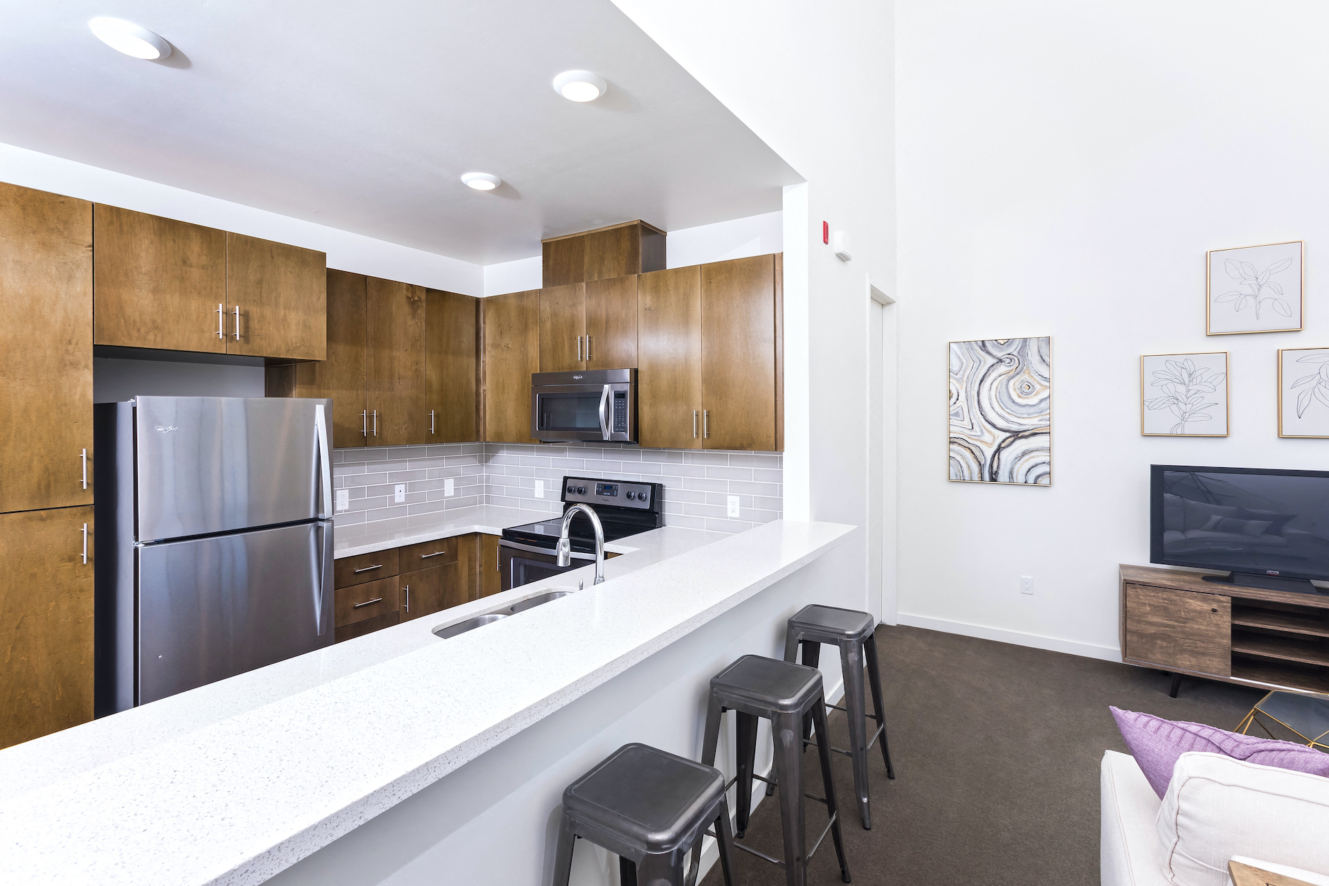 Park Square at Seven Oaks Unit Type D - Loft Kitchen  at Park Square at Seven Oaks, Bakersfield, 93311